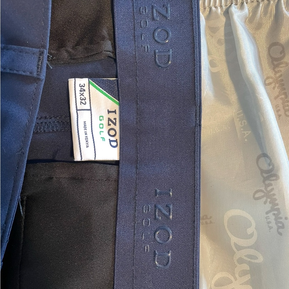 Izod Dark Blue Golf Trousers